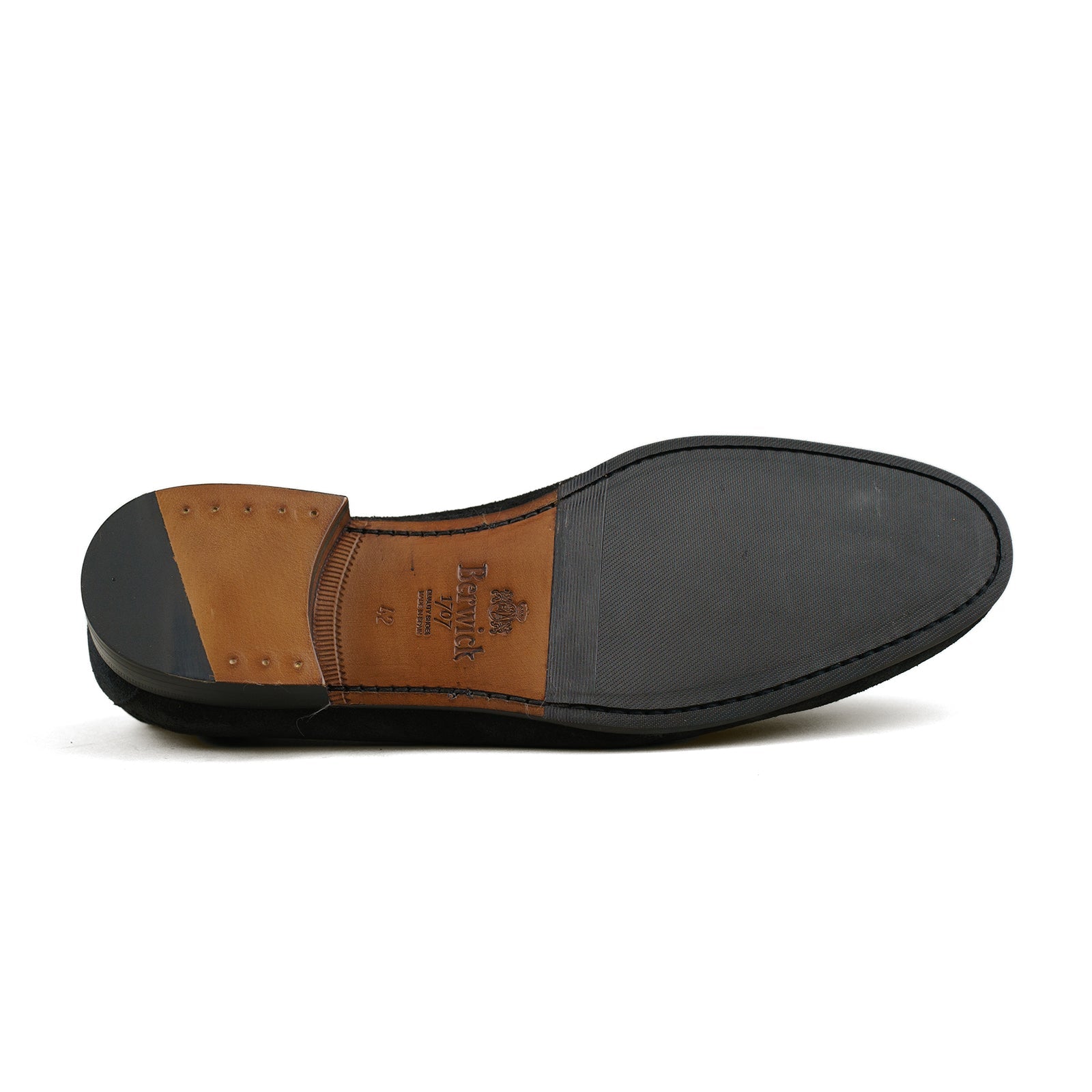 Belgian Tassel Loafer - Zwart Hertenleer