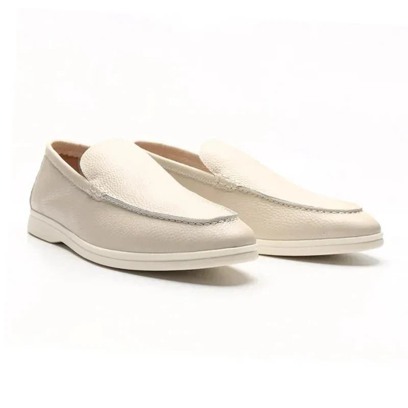 Laarhoven™ | Oud geld rundleren loafers