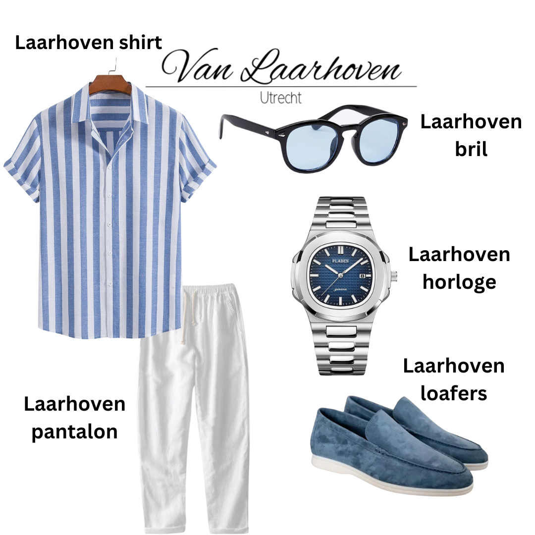 Laarhoven™ | Azuurblauwe set